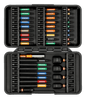 Jeu d'embouts à choc à torsion 1/4" pour vis Phillips, Pozidriv, TORX® et 6 pans - 40 pcs