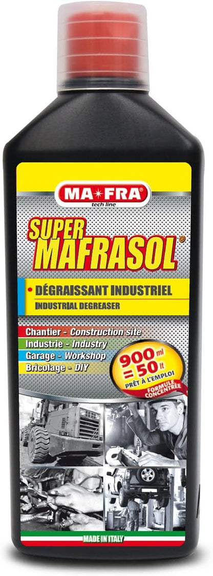 Supermafrasol, Dégraissant Industriel Concentré MA-FRA, 900ml